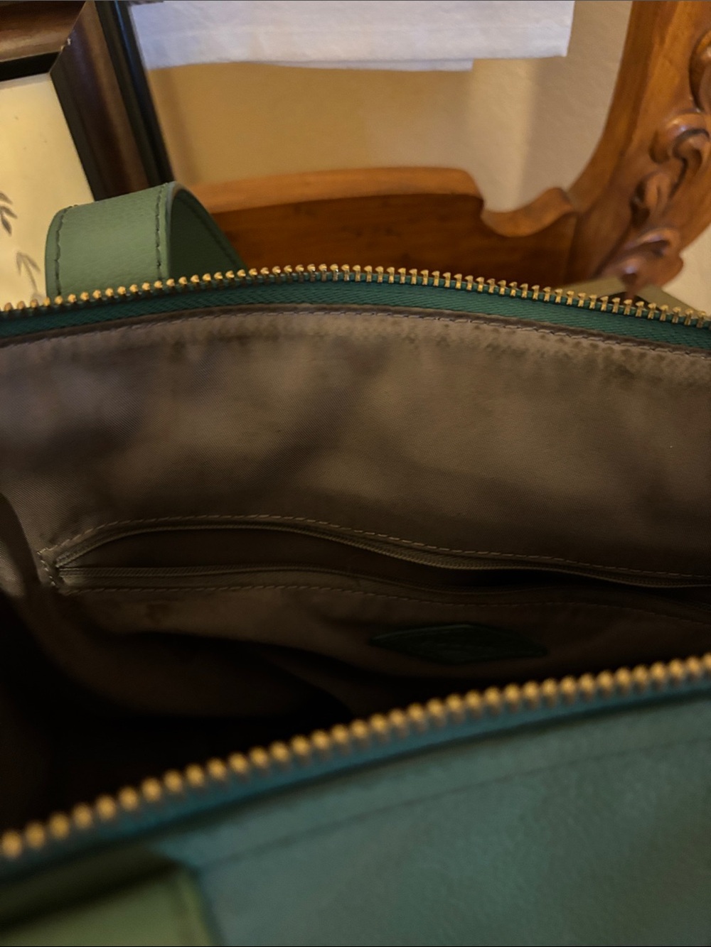 Fossil Sydney tote bag in Green - Picture 7 of 8